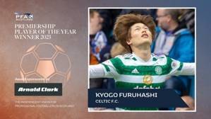 官方：古桥亨梧当选PFA2023年度最佳球员，本赛季已斩获30球5助