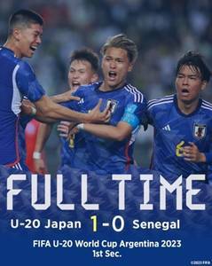 松木玖生进球,世青赛小组赛日本U20以1-0胜塞内加尔U20获开门红
