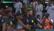 霸王龙威武！本泽马停球破门一气呵成！