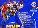 FIBA男篮世界杯MVP榜：华子居首 戈贝尔&亚历山大紧随 东契奇仅第四