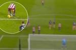 投机取巧？伊万-托尼任意球破门前，两次挪动皮球位置