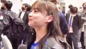 三笘薫不为所动？日本美女小姐姐采访三球王😍