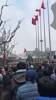 海港大巴抵达球场，申花球迷大骂：上港傻X！！！