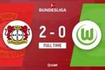 德甲-勒沃库森2-0十人沃尔夫斯堡10分领跑 药厂各赛事36场不败