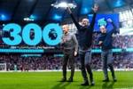 太狠了😲瓜迪奥拉英超执教满300场，胜率73.6%净胜球达494