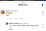 😭克莱告别帖库里妹妹：🥺🥺🥺克莱回复：我才没哭😭