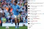 格拉利什社媒调侃哈兰德：孩子，表现又不错啊😉⚽️