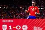 欧国联-西班牙1-0丹麦登顶D组 祖比门迪制胜西班牙全场狂射25脚