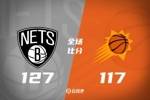 🏀泰瑞斯-马丁8记三分 本西14+9+8 KD30+8 篮网客场力克太阳