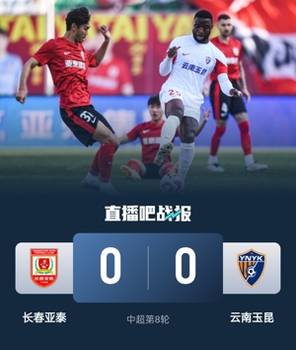 中超-长春亚泰0-0云南玉昆先赛升第十三 贝里奇中柱+失良机