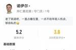 40岁诺伊尔数据：0次扑救+多项挂0，5次被射正丢5球全场最低5.2分